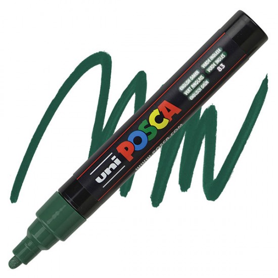 ΜΑΡΚΑΔΟΡΟΣ POSCA PC-5M ΚΥΠΑΡΙΣΣΙ